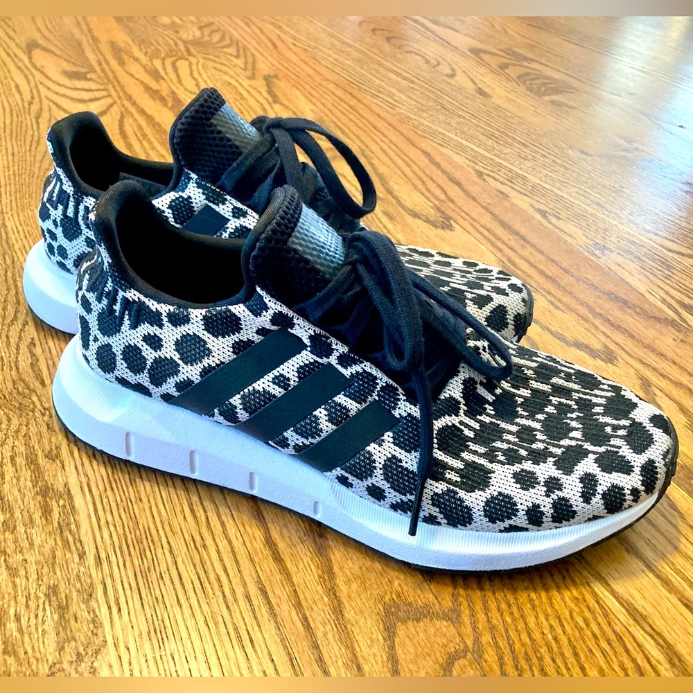 NEW Adidas Swift Running Shoes sz 7.5 Leopard Print Flex Training Free Run Nike